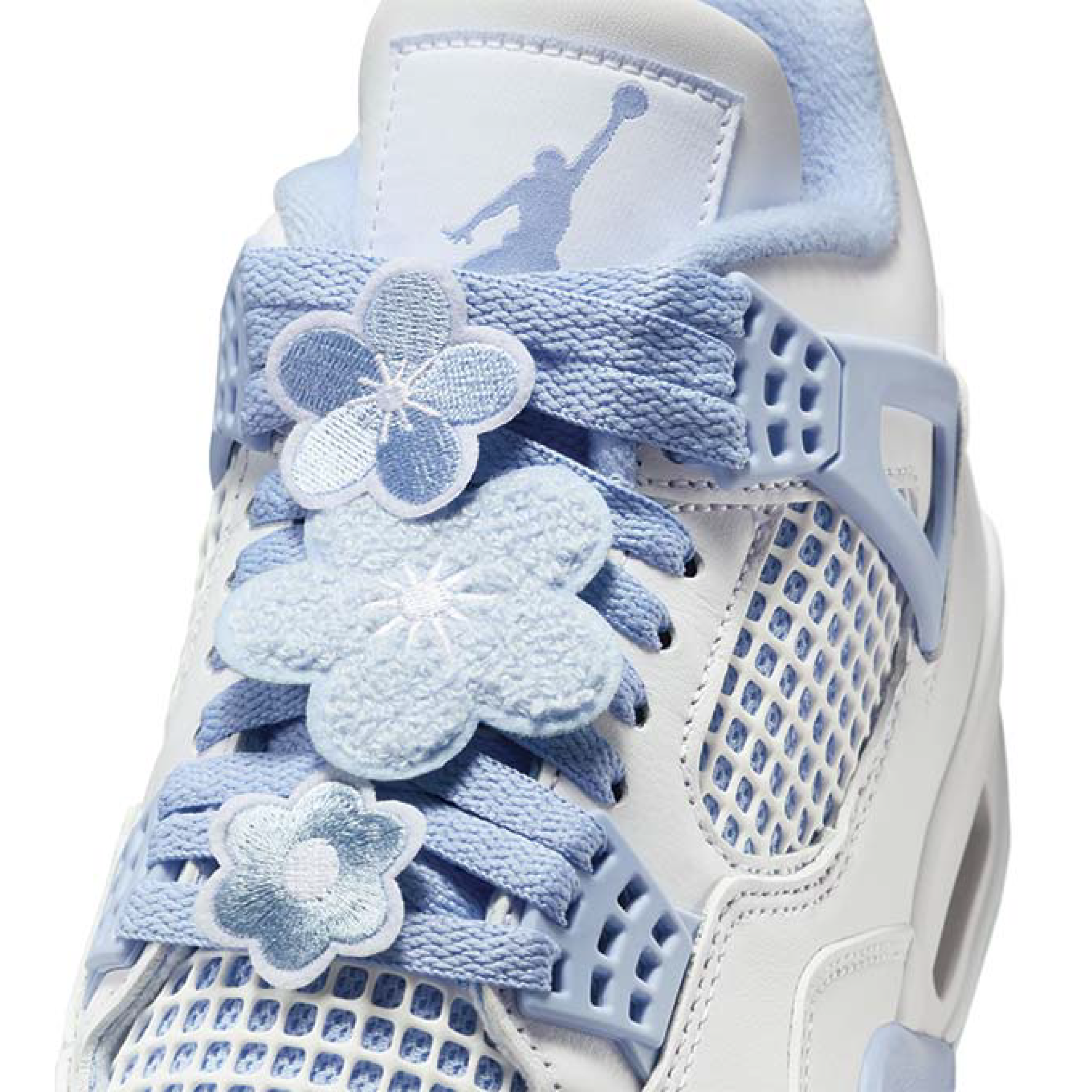 Jordan - Air Jordan 4 Retro HV0823-100 White Blue Wmn-03 Nike - Air Jordan 4 Retro - Image 3