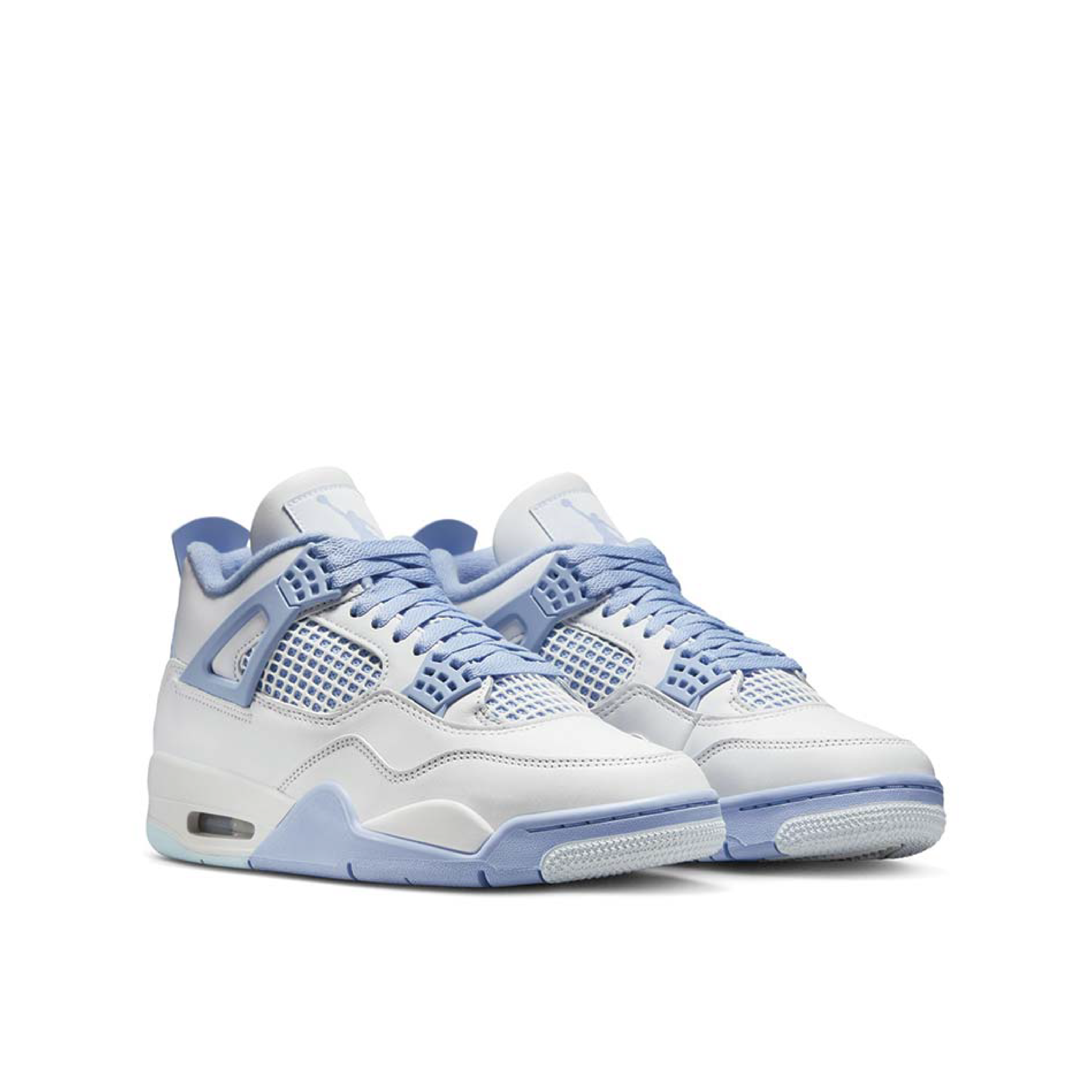 Jordan - Air Jordan 4 Retro HV0823-100 White Blue Wmn-05 Nike - Air Jordan 4 Retro - Image 2