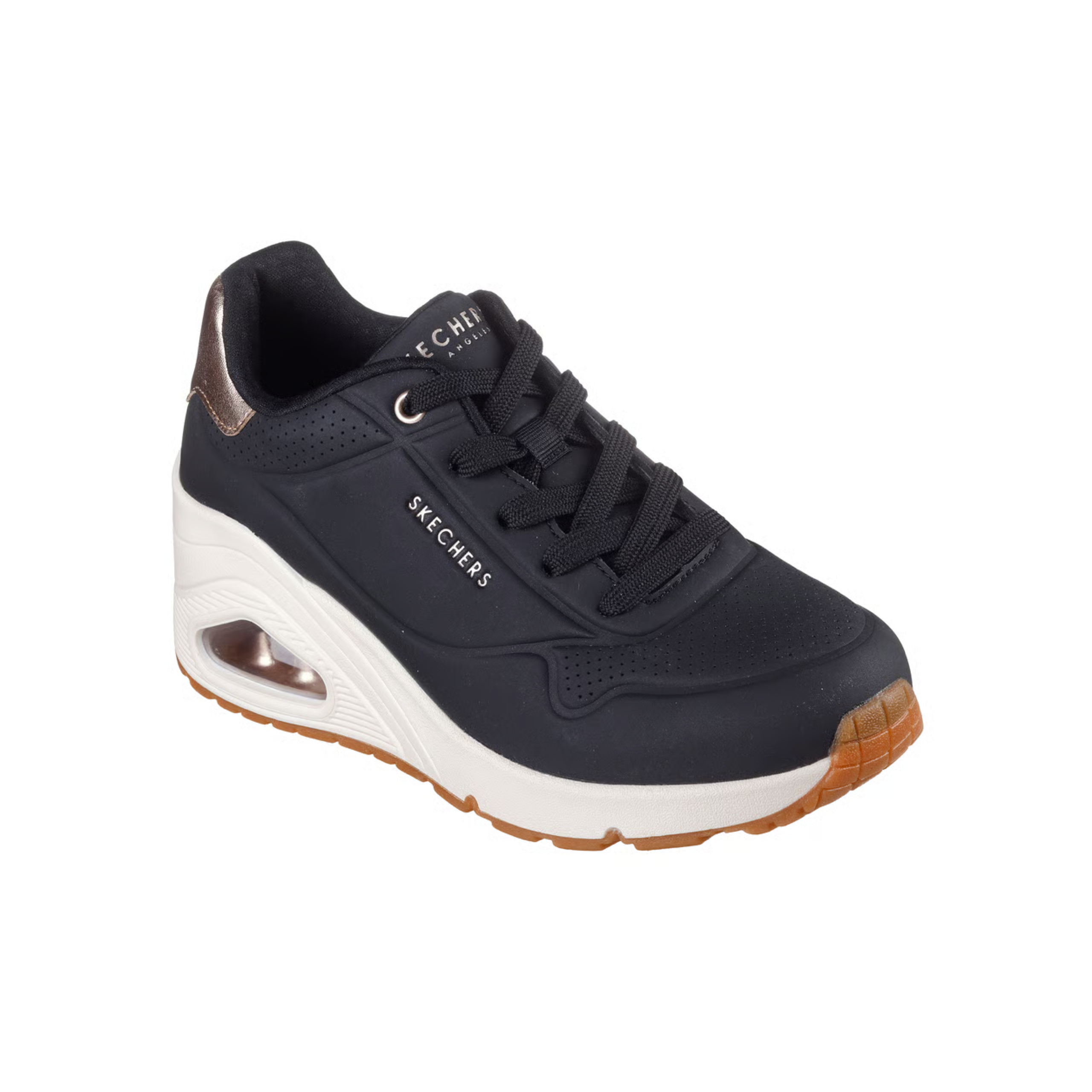 Skechers - Uno Wedge SN 177520 blk wmn-03 Skechers - Street Uno Wedge - Image 3