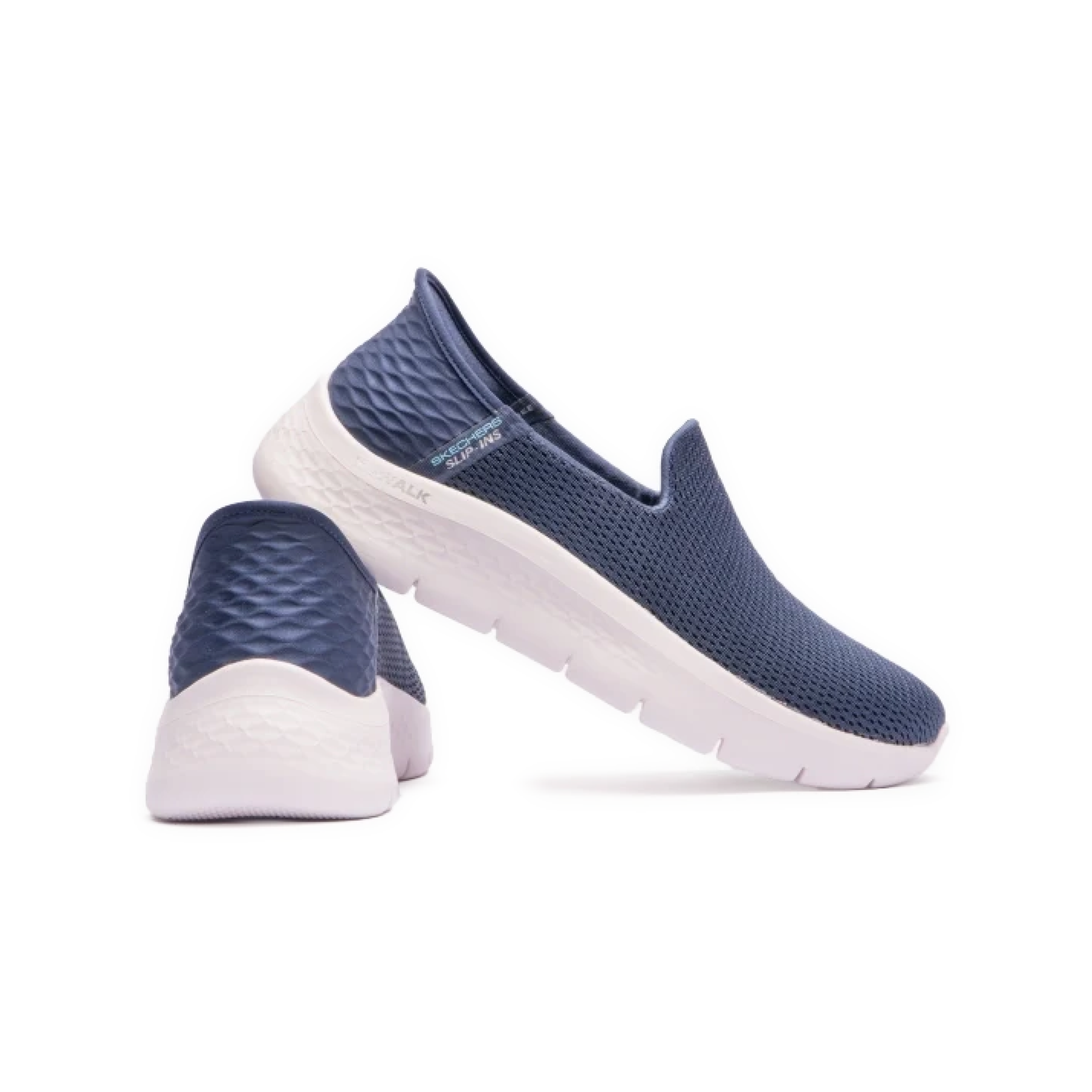 Skechers - GO WALK SN 124963 NVY Slip-In Wmn-02 Skechers - Hands Free GO WALK Flex Slip-Ins - Image 3