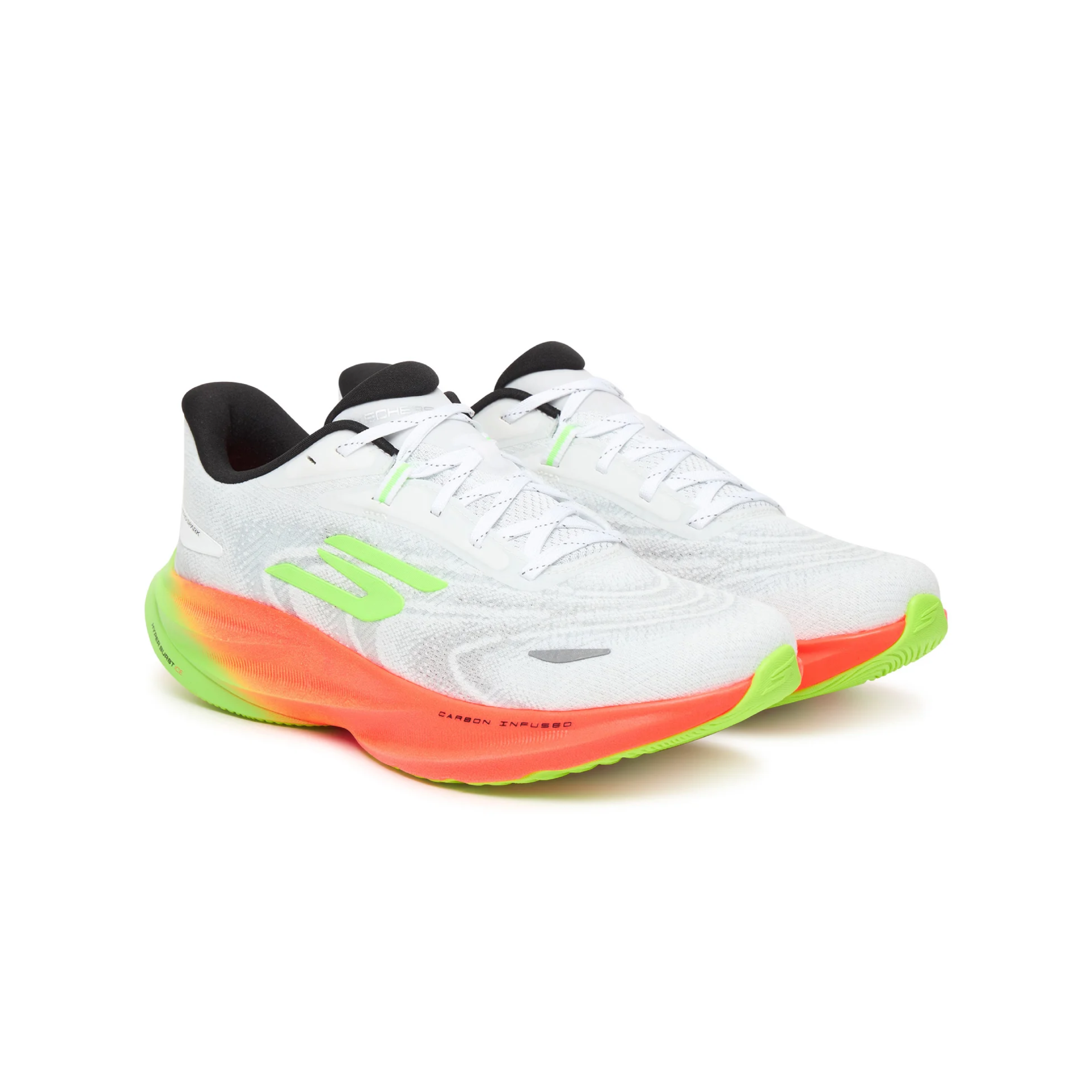 skechers aero spark white orange green wmn 02 skechers aero spark white orange green wmn 02